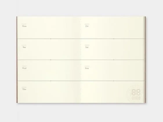 007. Free Diary Weekly Refill TRAVELER'S notebook Passport Size