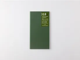 018. Free Diary Weekly Vertical Refill TRAVELER'S notebook