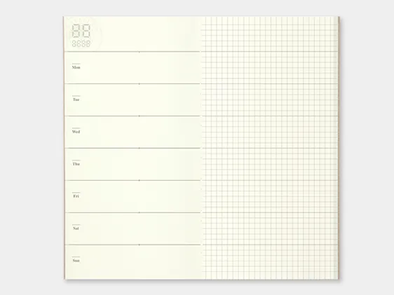 019. Free Diary Weekly   Memo Refill TRAVELER’S notebook