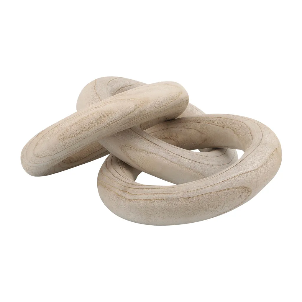 3 Wooden Rings, Natural