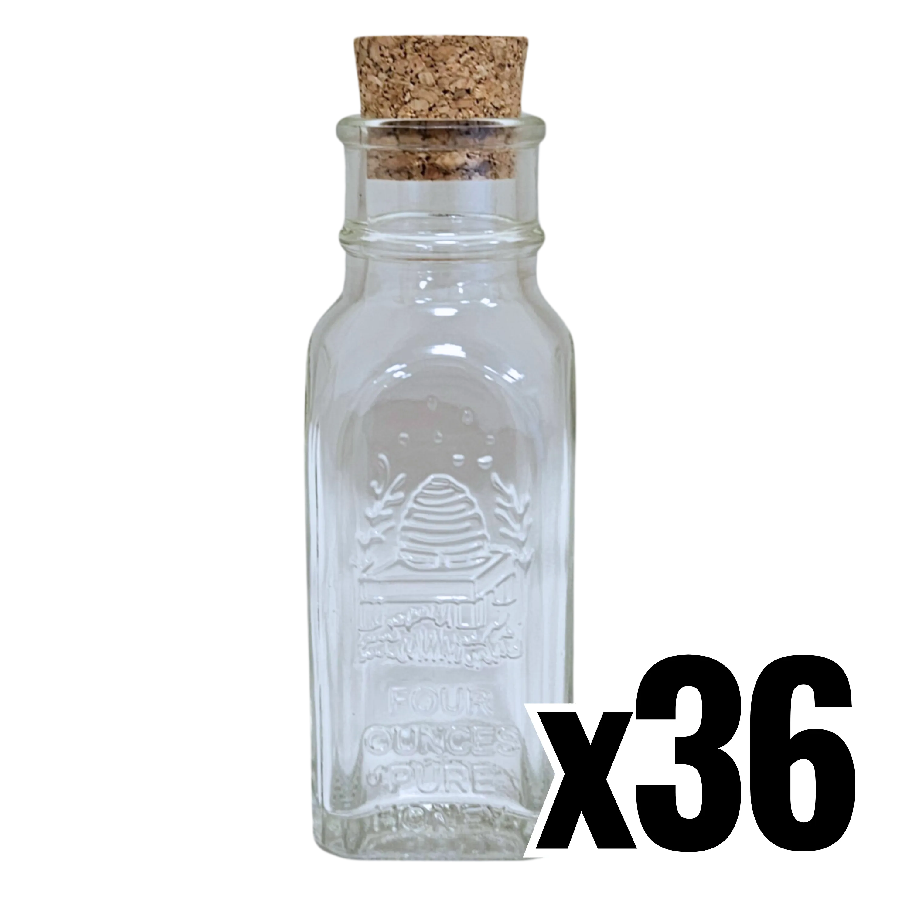 4 oz Glass Muth Jars w/ Corks