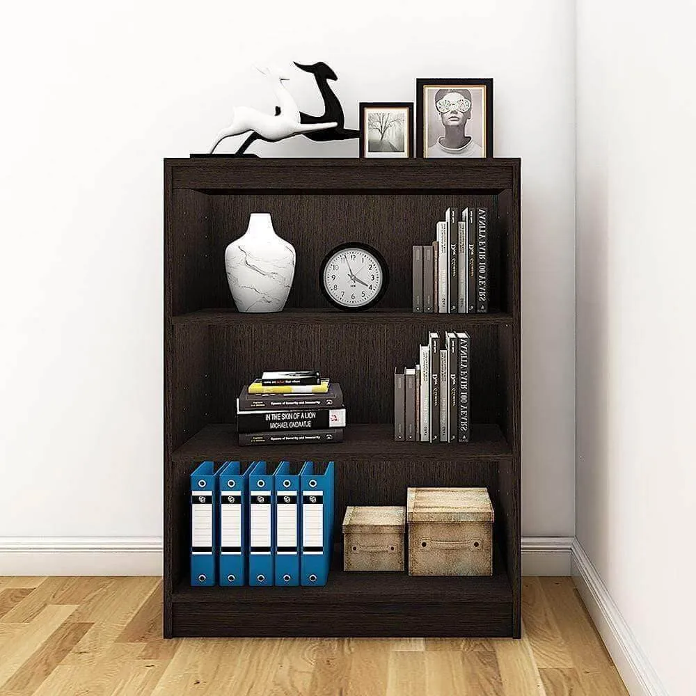 Alpha Bookrack, 4 shelf, 42" high, Classic Wenge