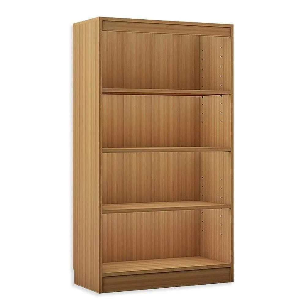 Alpha Bookshelves, 4 shelf, 54" high, Misty Oak