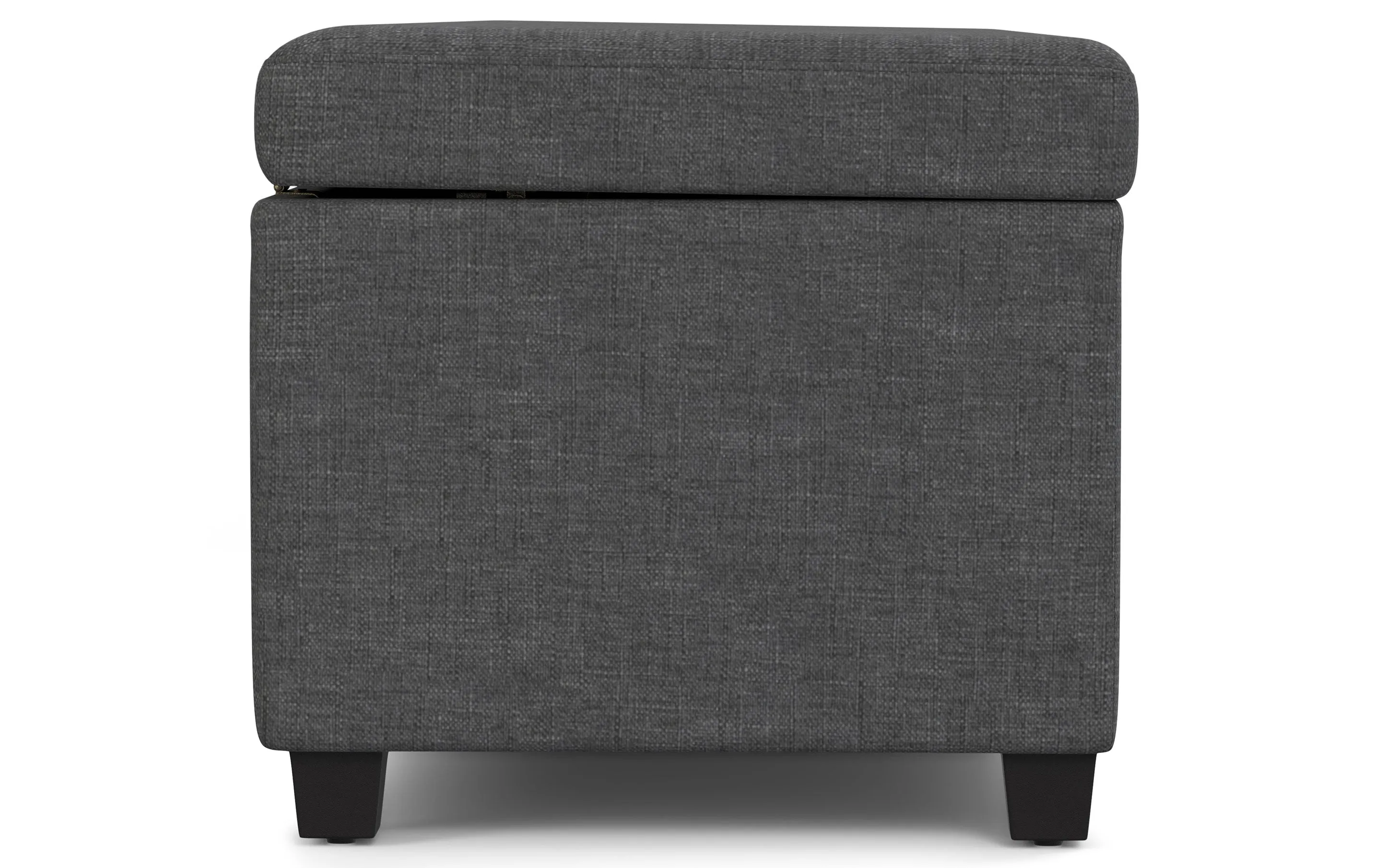 Avalon Extra Large Storage Ottoman in Linen
