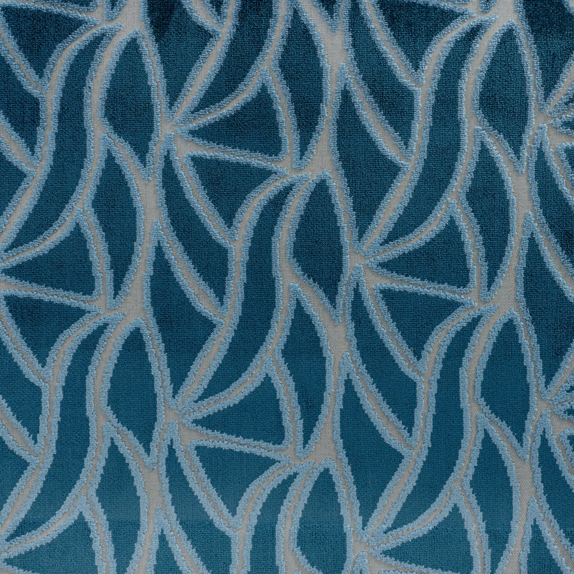 AVALON - MULTI-PURPOSE ABSTRACT CUT VELVET UPHOLSTERY FABRIC BY THE YARD