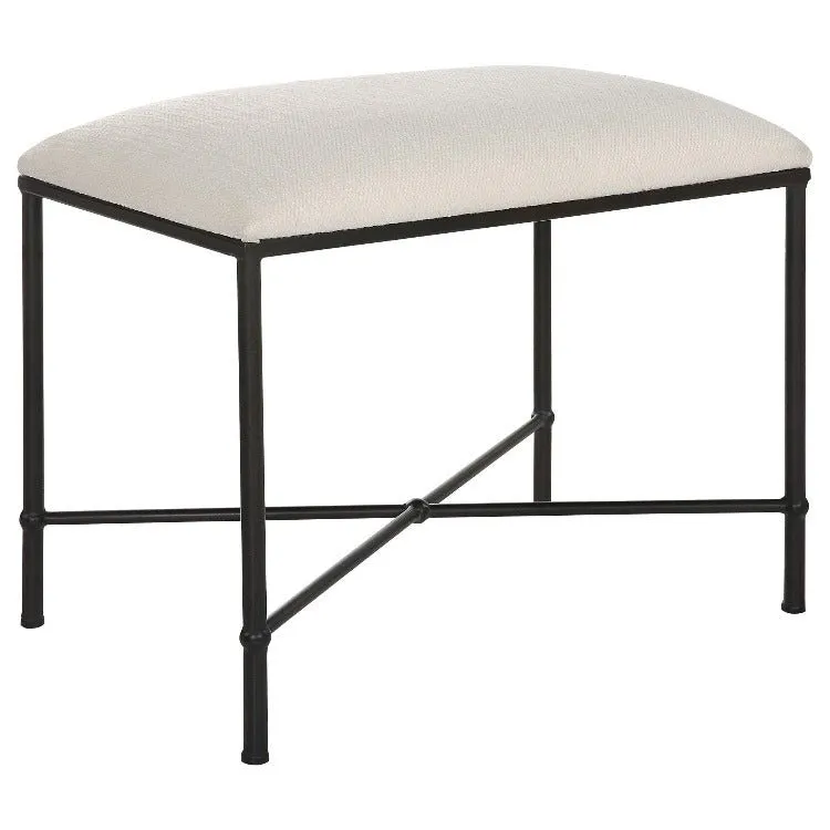 Avenham Small Black Framed Bench