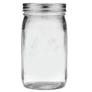 BALL MASON CANNING JAR 1 QT. WIDE MOUTH