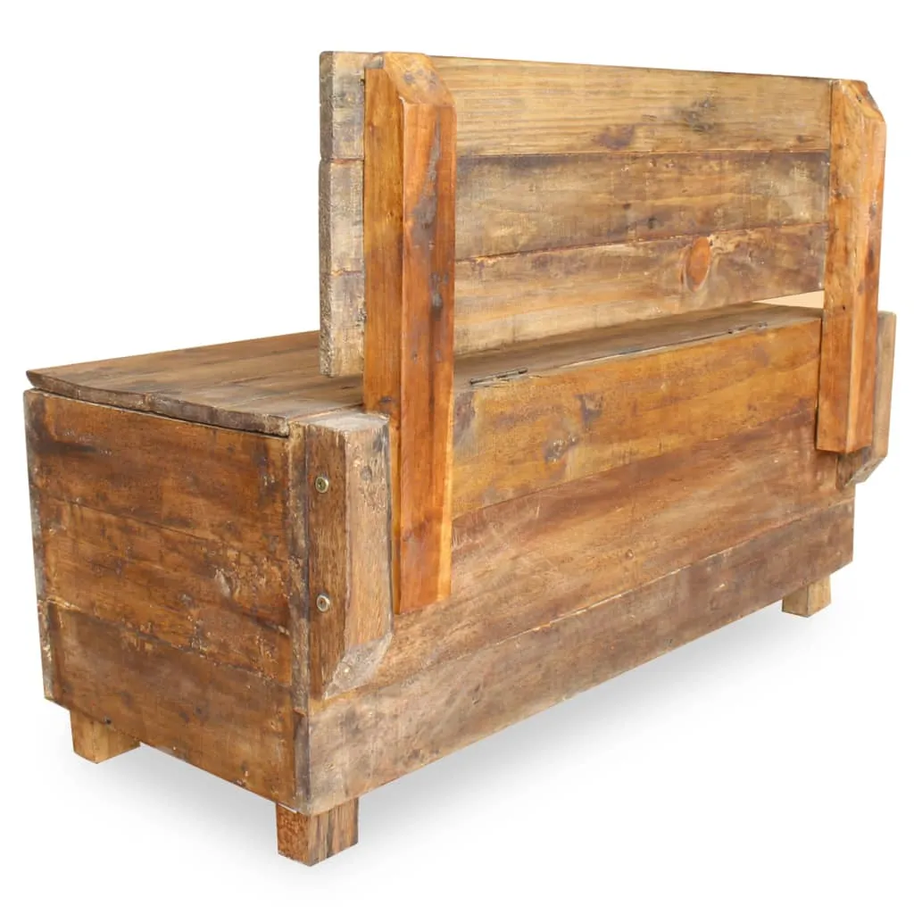 Bench Solid Reclaimed Wood 86x40x60 cm