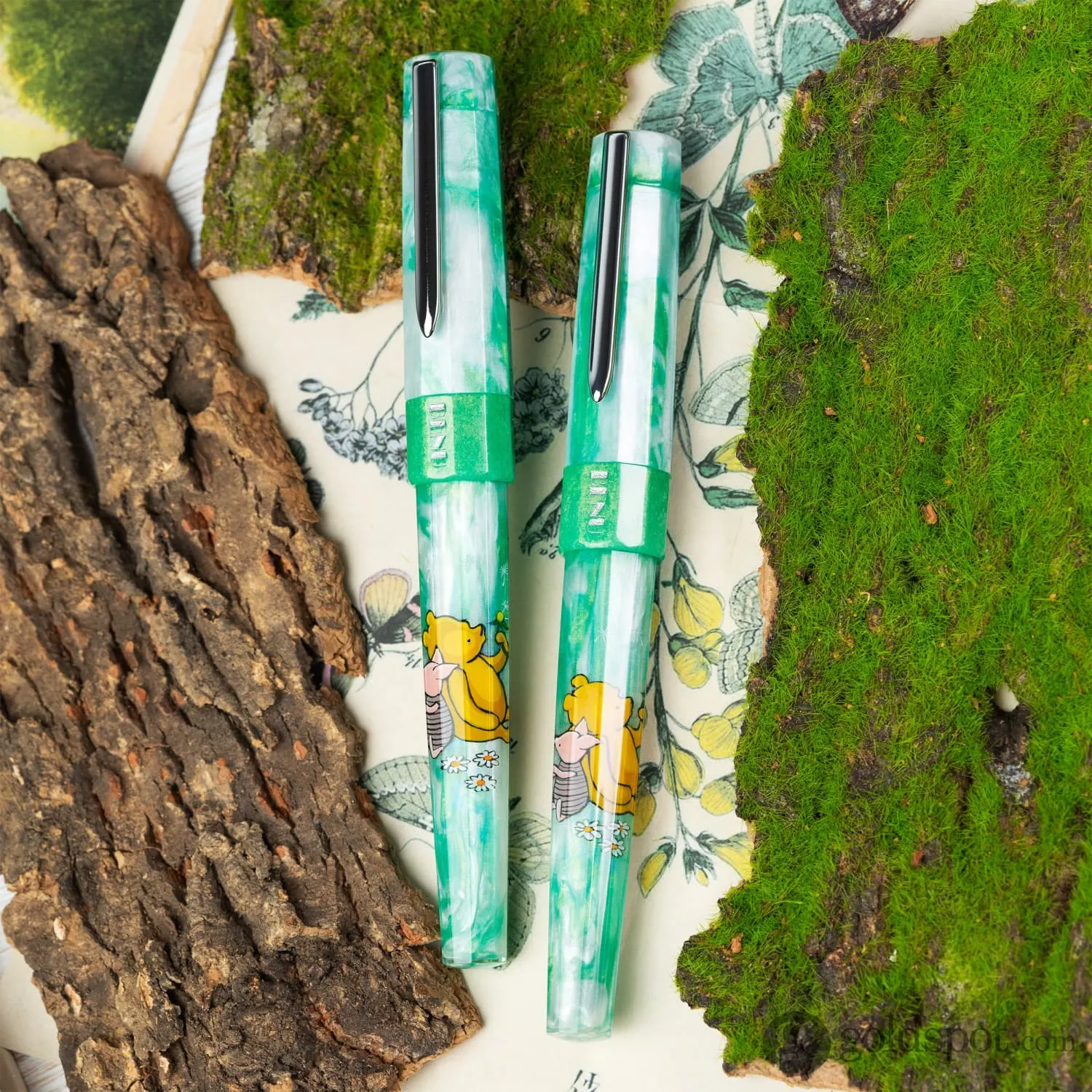 Benu Euphoria Fountain Pen in Honey Pals