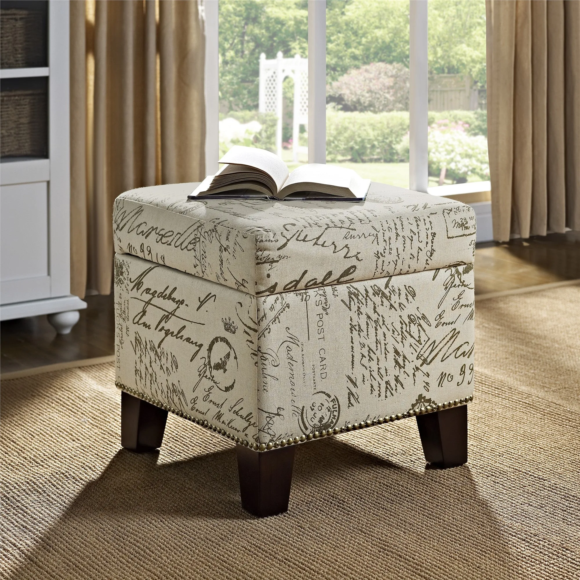 Blake Cube Ottoman with Storage
