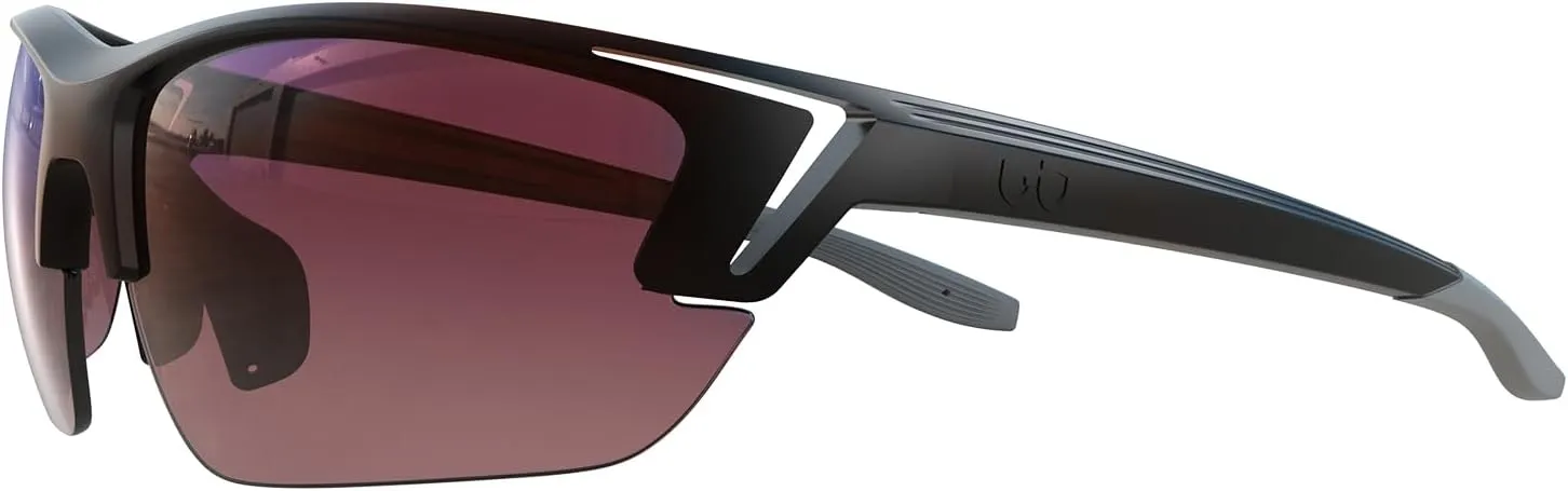 Bloomoak Sport Golf Sunglasses,Wrap UV400 Protection/Vented Frame Prevent Fogging/Superior Visual Clarity to Find Ball