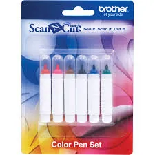 Brother ScanNCut - Color Pen - 6pcs