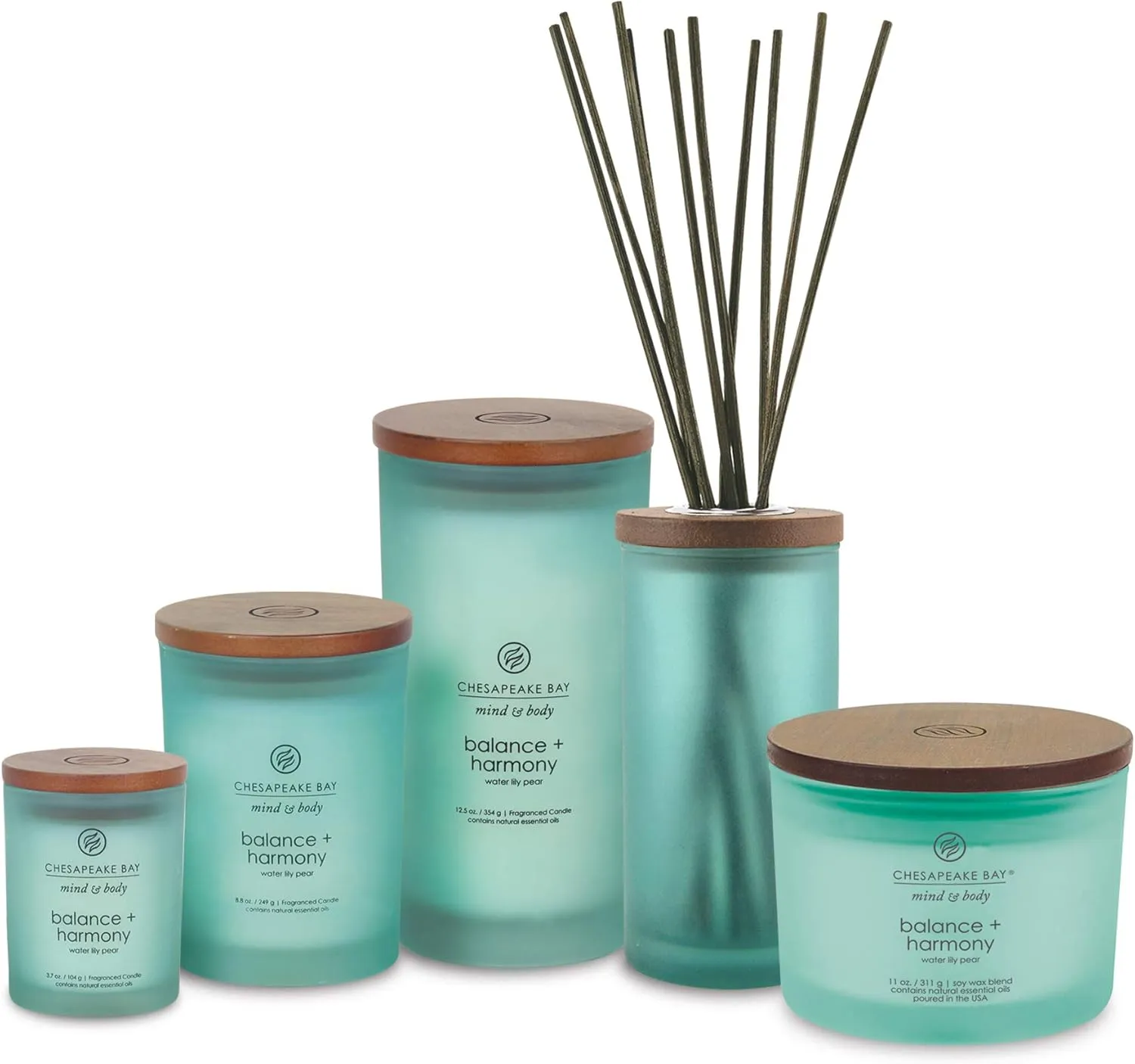Chesapeake Bay Candle Scented Candle Balance   Harmony (Water Lily Pear) Coffee Table Home Dcor