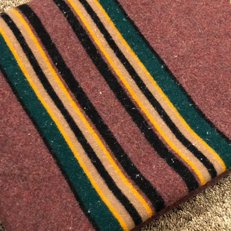 Cranberry Stripe Blanket