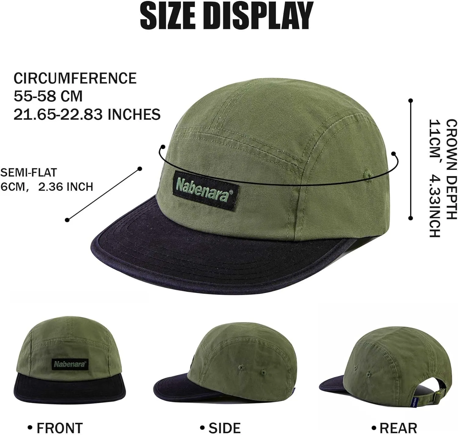 Croogo 5 Panel Snapback Hats for Men Women Vintage Dad Hat Flat Bill Baseball Cap Urban Street Hip Hop Biker Board Cap