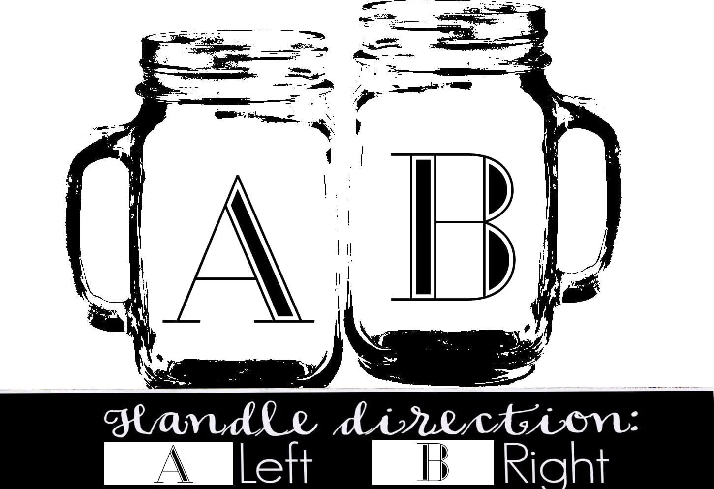 Cute Wedding Party Personalized Mugs Mason Jars with Handle Engraved Groomsmen Favor Bridesmaid Gift Idea Drinking Glasses Bulk  Discount