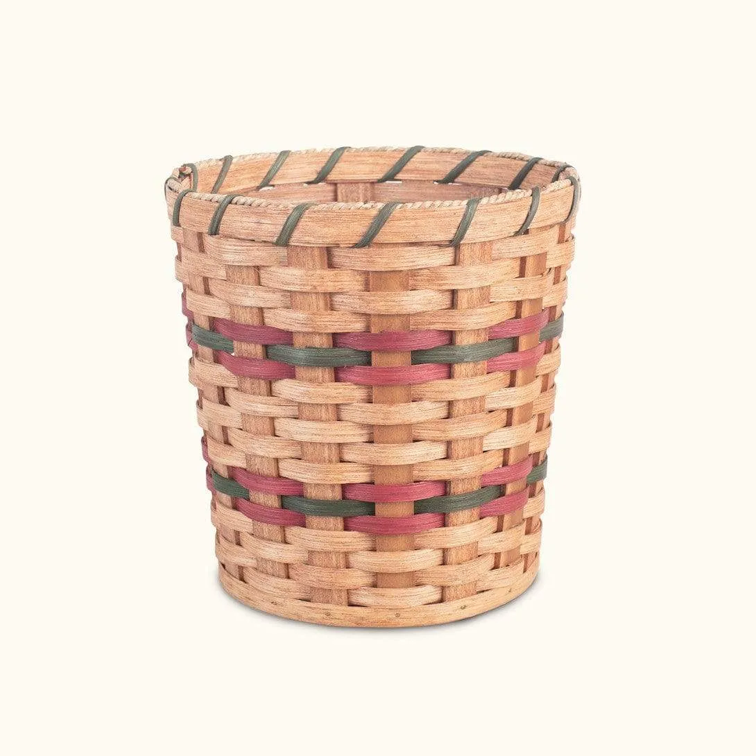 Deep Church Offering Basket | Large Wicker Collection Basket (11 1/2" Tall)