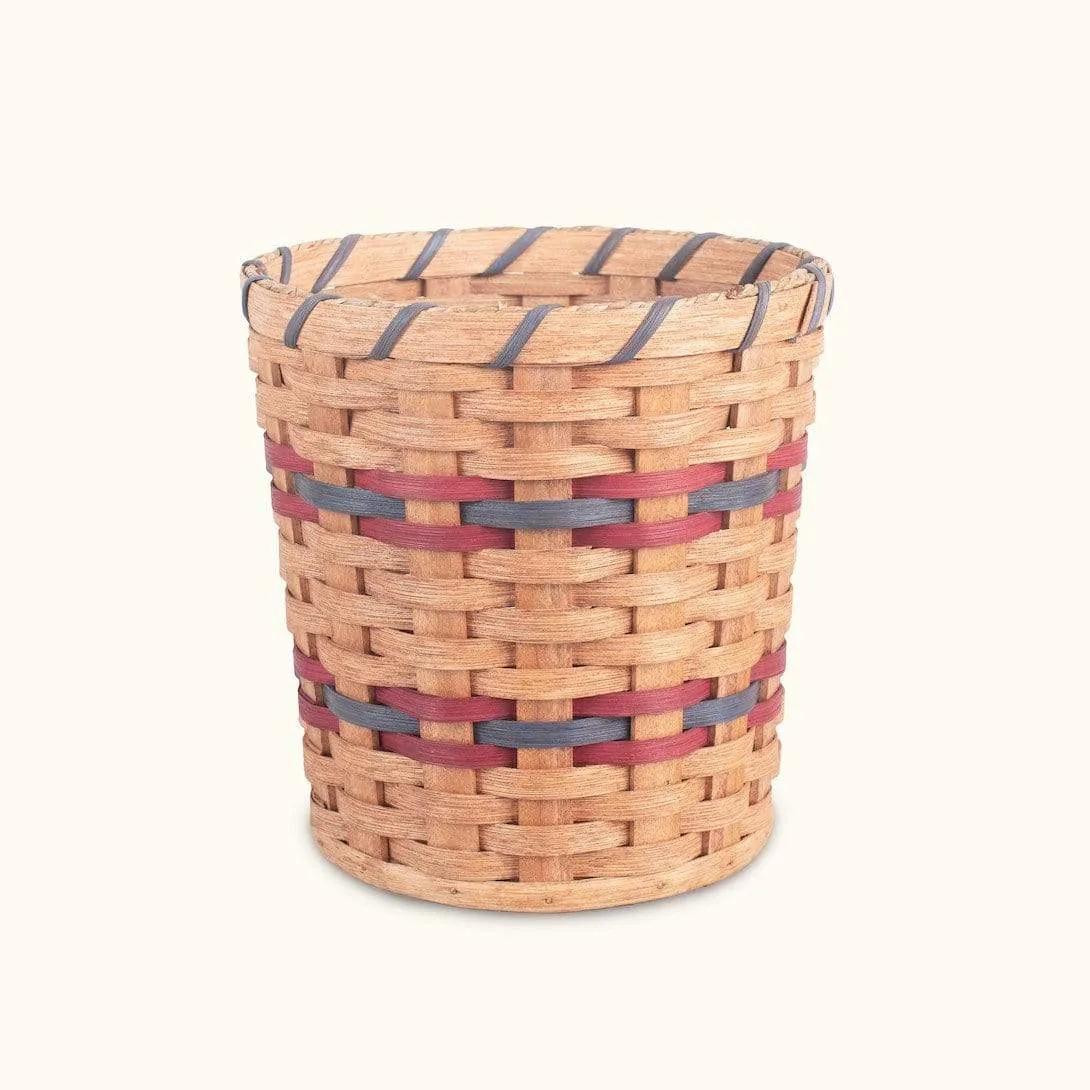 Deep Church Offering Basket | Large Wicker Collection Basket (11 1/2" Tall)