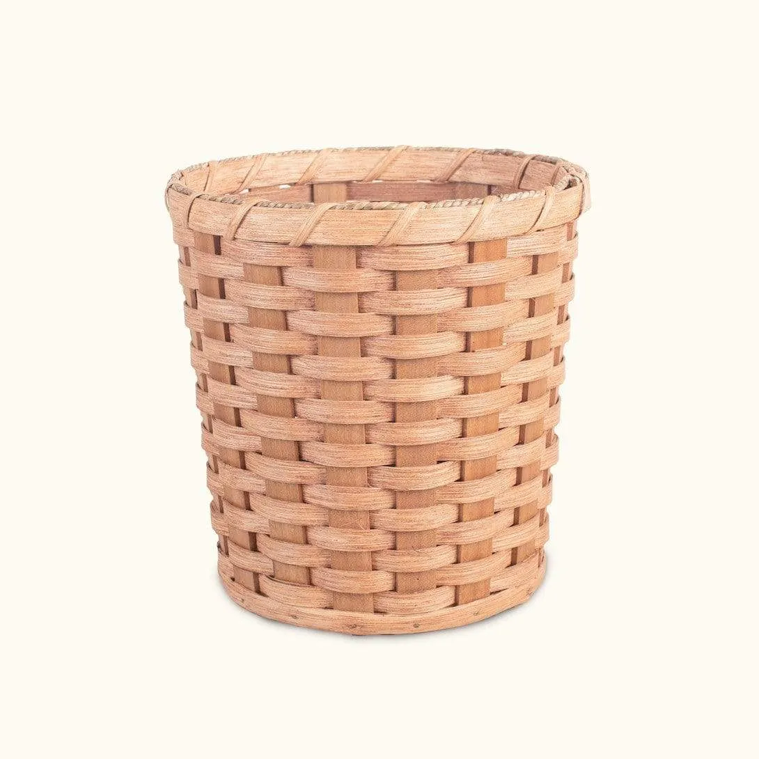 Deep Church Offering Basket | Large Wicker Collection Basket (11 1/2" Tall)