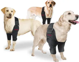 Dog Elbow Protector for calluses & Arthritis Brace  Hygroma Elbow Pads for Dogs. Dog Elbow Brace Front Leg Support, Dog Leg Brace Front. Shoulder brace. dogleggs dog elbow callus protector (Large)