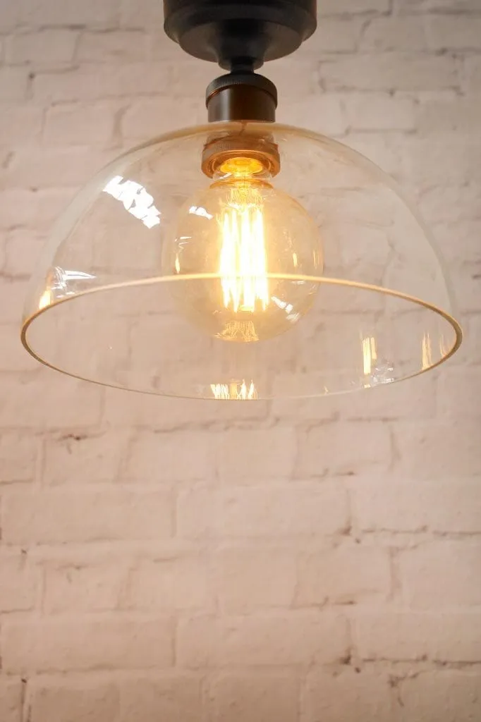 Dome Glass Ceiling Light