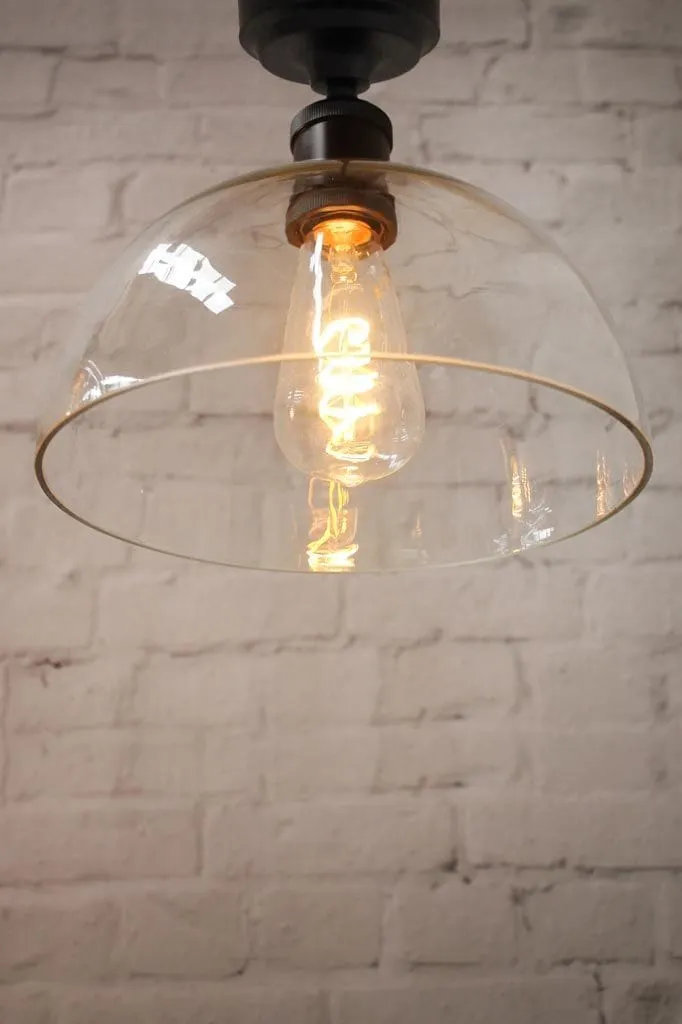 Dome Glass Ceiling Light