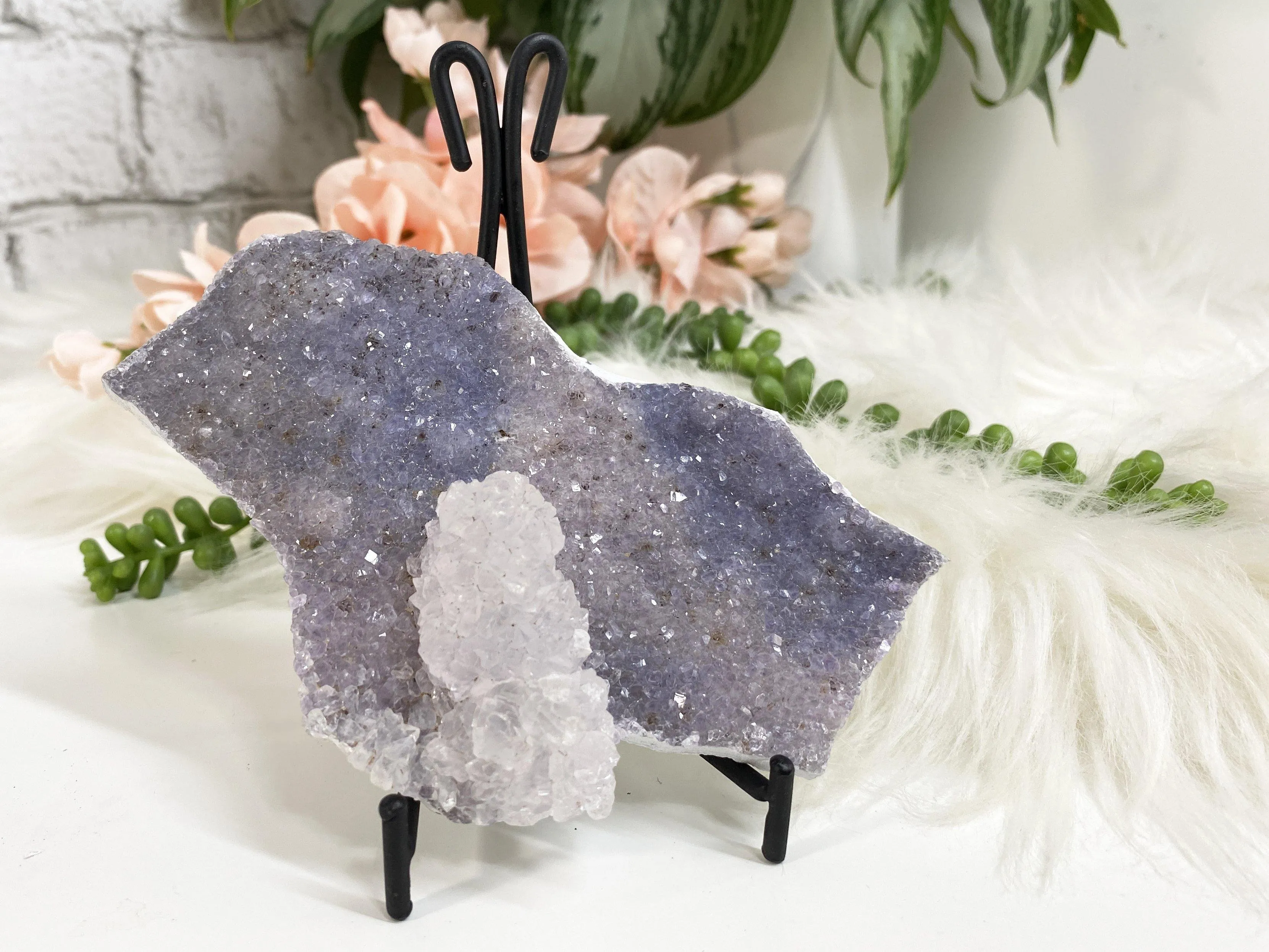 Easel Metal Crystal Display Stands