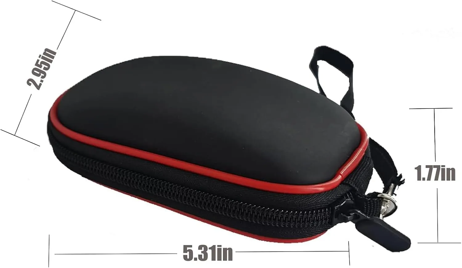 elec Space Wireless Mouse - Cool 3D Sports Car Shape Ergonomic Optical Mini Mouse for Kids, Laptop PC with Case (Black)