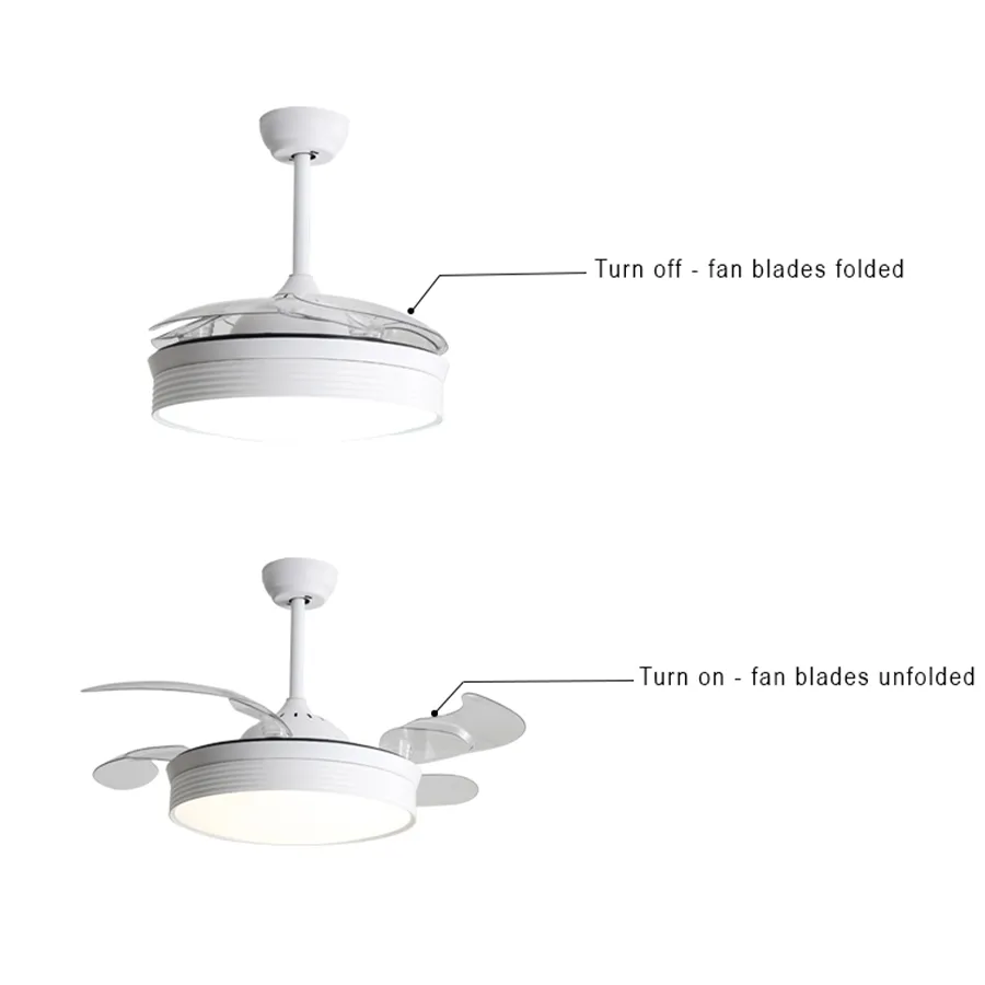 Eli Ceiling Fan   Retractable Blades