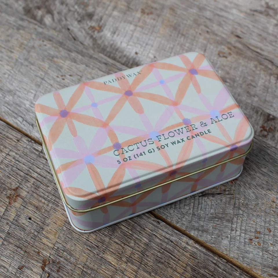 Everyday Candle Tin - Cactus Flower   Aloe