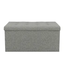 Foldable Rectangle Storage Ottoman