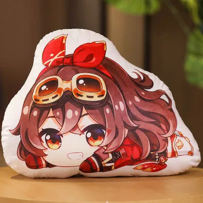 Genshin Impact Character Style Plush Pillows