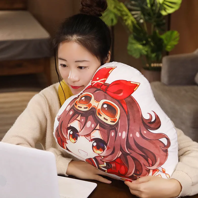 Genshin Impact Character Style Plush Pillows