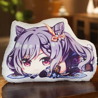 Genshin Impact Character Style Plush Pillows
