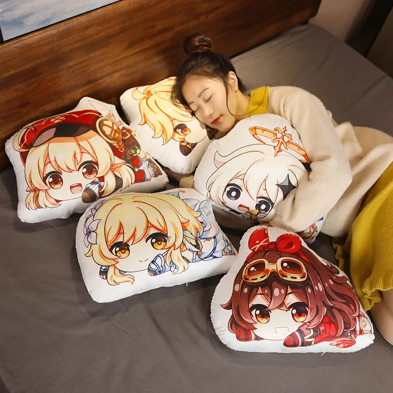 Genshin Impact Character Style Plush Pillows