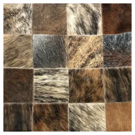 Genuine Cowhide Pillow 16"x16"