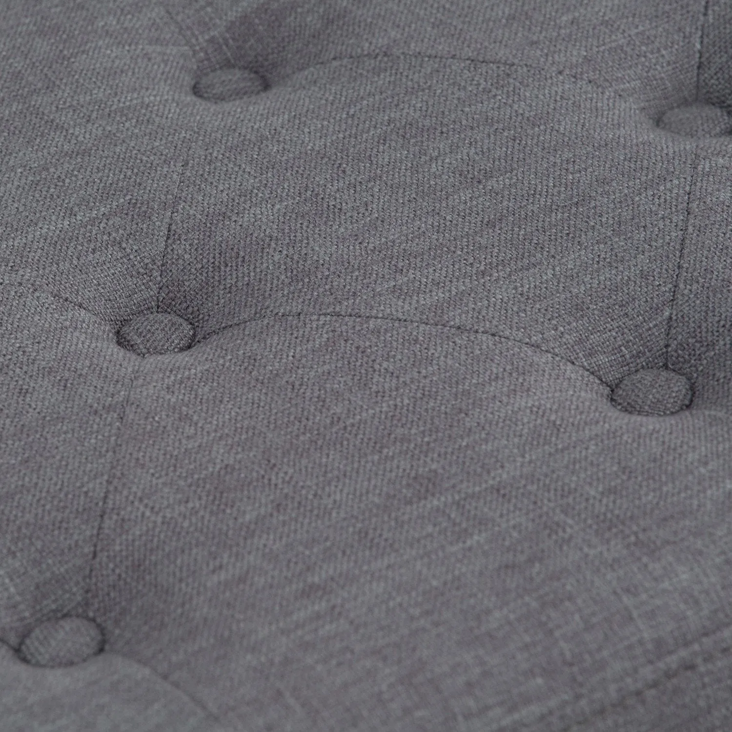 Hamilton Storage Ottoman in Linen