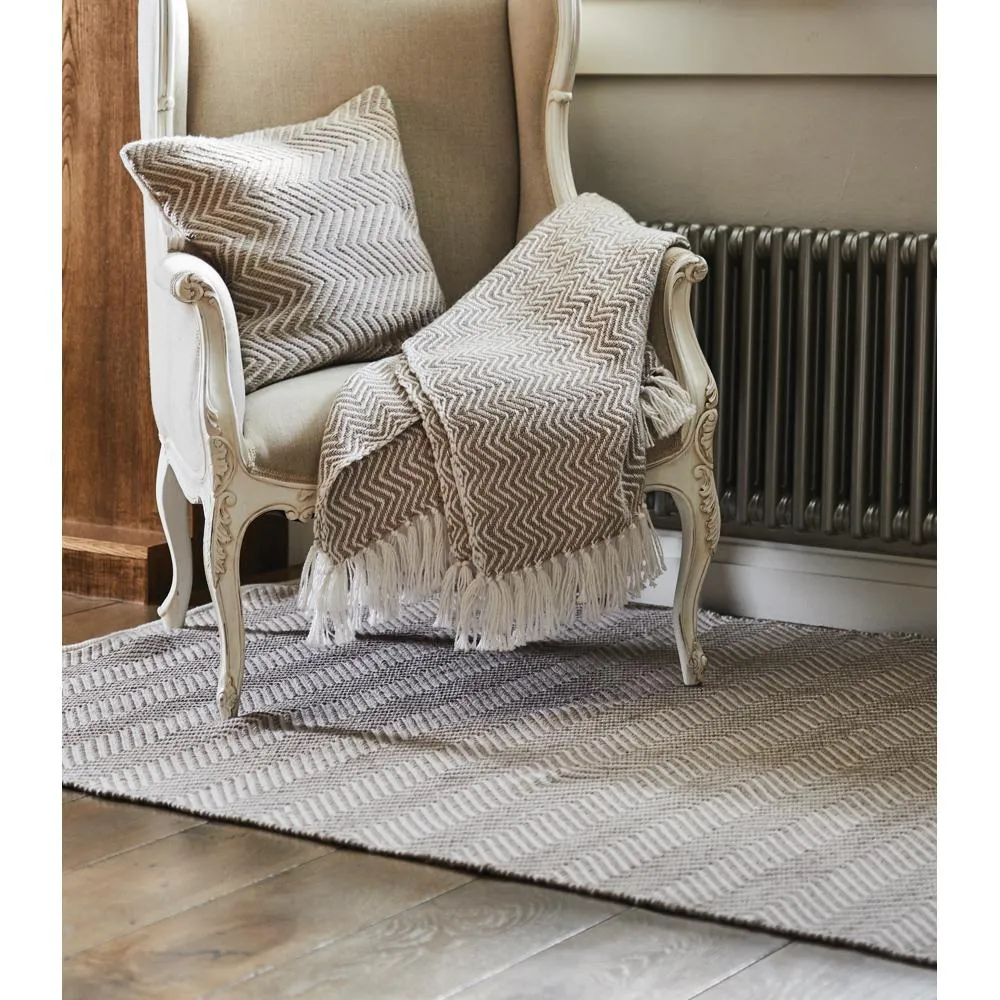 Herringbone Throw Natural
