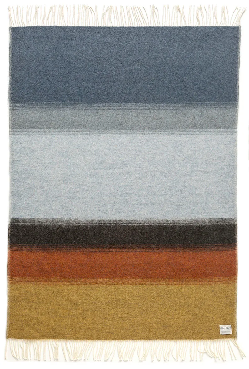 Landscape 1050 - Álafoss Wool Blanket