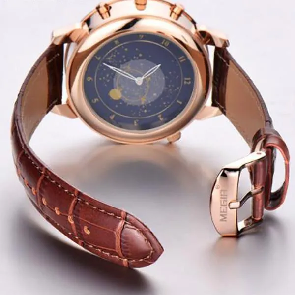 Men's Classic Roman Dial Luxury Watch