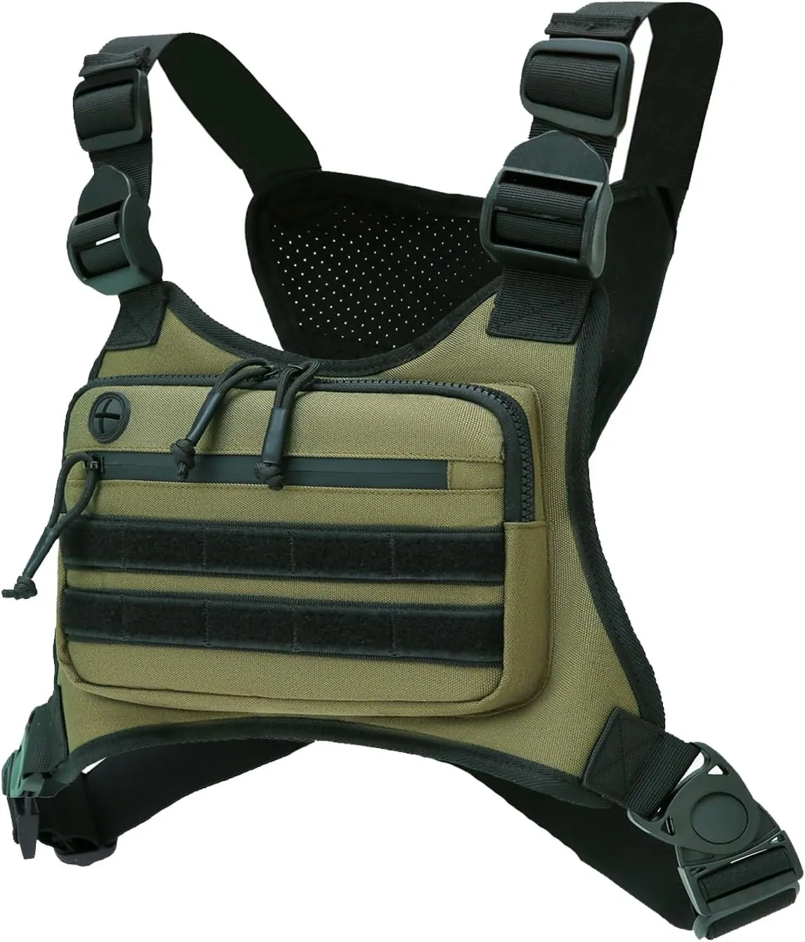 Minimalist Chest Bag For Men and Women, Chest Bag Vest For Running, Cycling. EDC Chest Pack Rig For Sports and Workouts