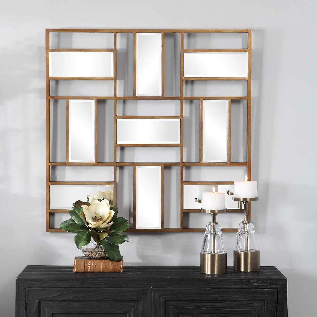 Nadina Wooden Framed Mirror