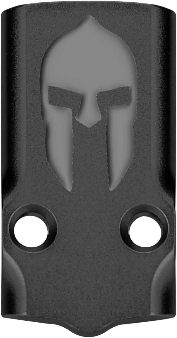 NDZ Performance MOS Optic Cover Plate for Glock 43X & Glock 48, Anodized Aluminum with Color Filled Engraving, Made in USA - Choose Image & Engraving Color
