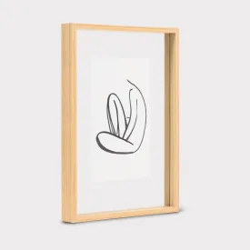 Photo frame Floating Aesthetic L, Natural
