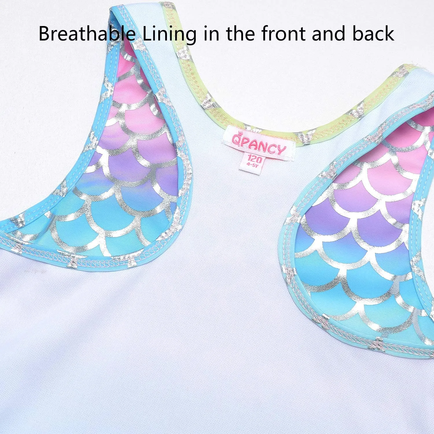 QPANCY Girls Swimsuits Unicorn Bathing Suits Toddler Kids One Piece Swimwear