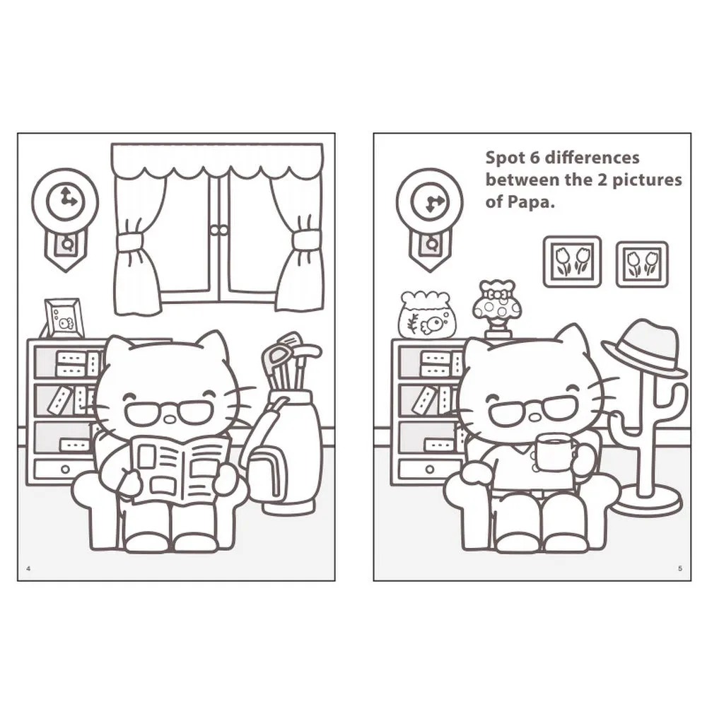 Sanrio Character Coloring Book