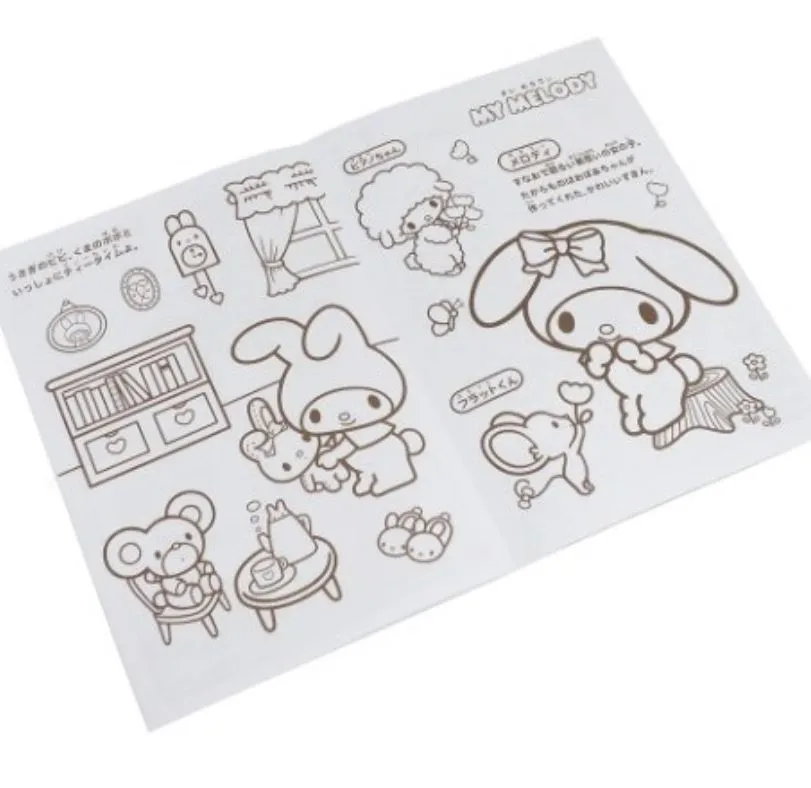 Sanrio Character Coloring Book