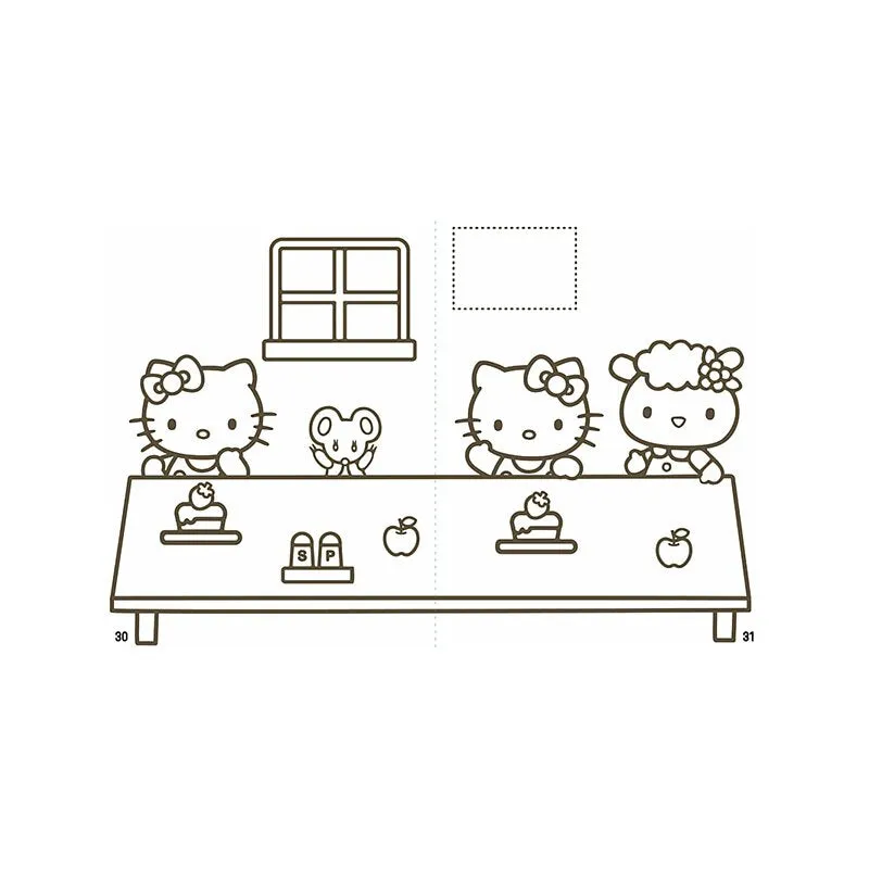 Sanrio Character Coloring Book