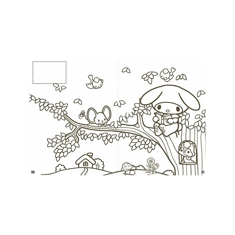 Sanrio Character Coloring Book