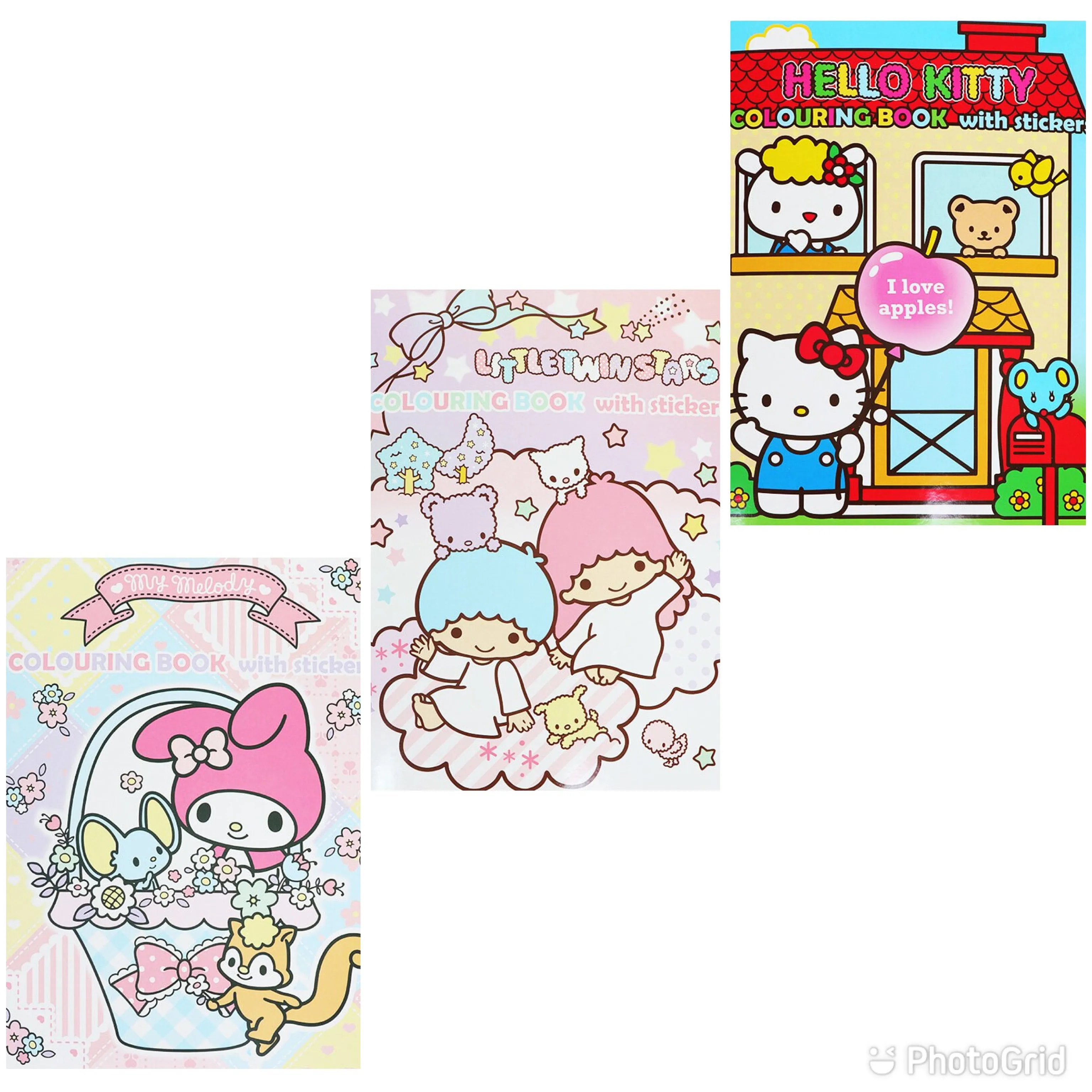 Sanrio Character Coloring Book